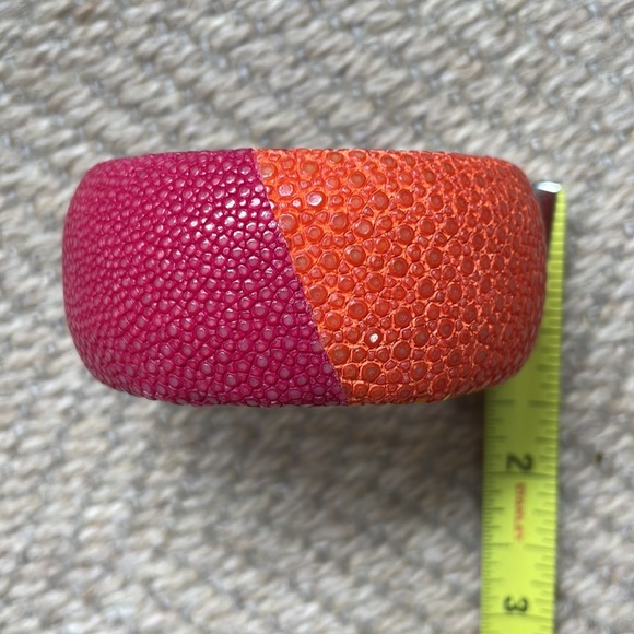 Dannijo sing ray bracelet  / cuff orange and pink - Picture 4 of 7